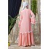 Party wear abaya- Peach